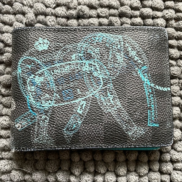 Louis Vuitton Damier Graphite Stamps Slender Wallet - Picture 2 of 13